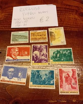 Seconda parte di francobolli mondiali. 