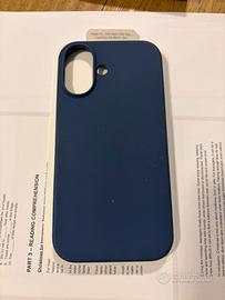 iPhone 16 Cover originale blu
