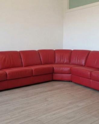 Divano-letto pelle,8 posti.