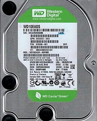 Western digital wd10ead hard disk 1tb pc hdd apple
