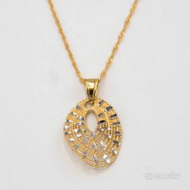 Collana in oro giallo 18kt gold necklace D.44