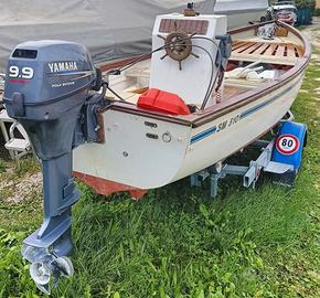 Motore Yamaha 9.9 cv, barca e ormeggio