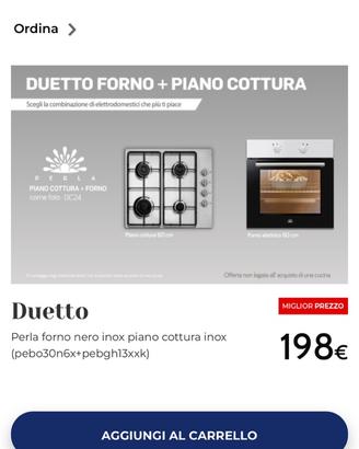 Forno e piano cottura