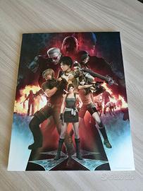 Resident Evil e-Capcom Biohazard 20th Canvas Art