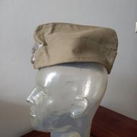 Bustina da Carabiniere in tela cachi anni 60