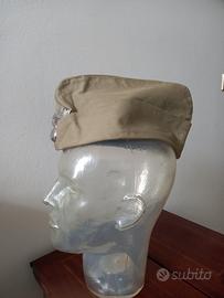 Bustina da Carabiniere in tela cachi anni 60