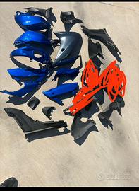 Carene Yamaha yzf R125 2019-2022 blu