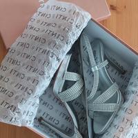 Sandalo strass tacco Cinti n 38 