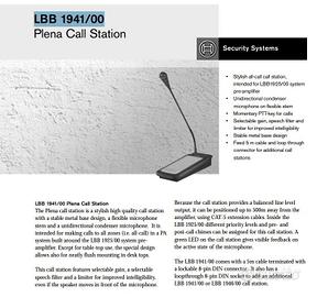 Microfono da annunci Philips Plena Call Station LB
