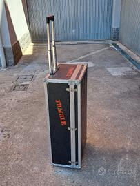 Flight Case Rigido Trolley per Mixer Luci Deejay