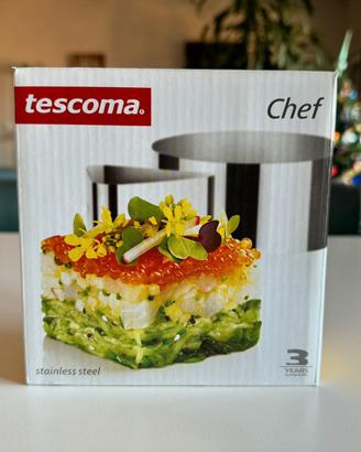 Set coppapasta stampini in acciaio inox Tescoma
