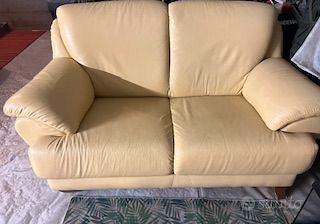 Salotto Divano pelle 2 pt + 3 pt