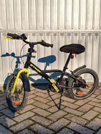 Bici BTWIN 500 dark Hero - bambino 4-6 anni
