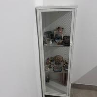 Vetrina espositiva  Ikea metallo bianco