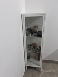 Vetrina espositiva  Ikea metallo bianco