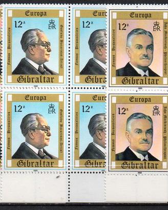 GIBILTERRA 1980 Europa CEPT  MNH