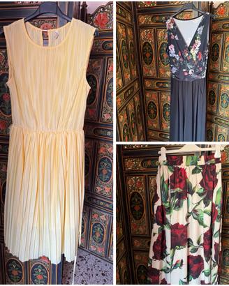 LOTTO 3 PEZZI: Abiti Estivi & Gonna Maxi