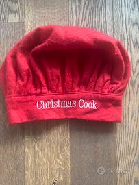 Cappello cuoco natalizio Christmas Cook