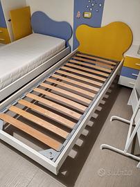 due letti singoli Moretti Compact