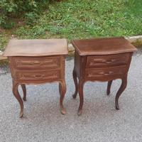 Comodini in legno,  coppia