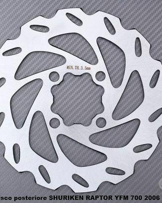 Disco posteriore SHURIKEN RAPTOR YFM 700 2006 2025