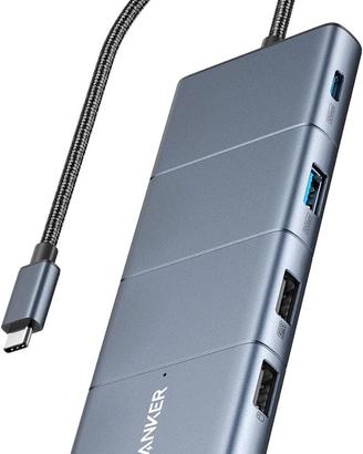 Anker Hub USB C 11 in 1 Docking Station, Porte USB