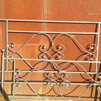 Struttura in ferro battuto più rete 1 piazza 1/2