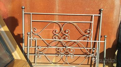 Struttura in ferro battuto più rete 1 piazza 1/2