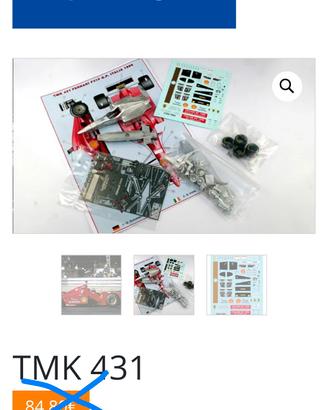 Ferrari  f 310 Tameo 1/43 winner Monza