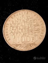 100 Franchi Francesi in Argento del 1992