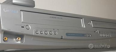LETTORE VHS DVD CD COMBO FUNAI HIFI STEREO MP3+TEL