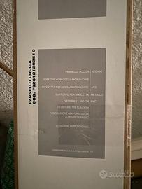 pannello doccia con miscelatore