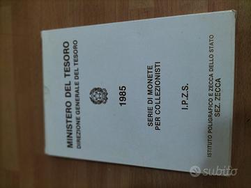 Monete italiane Proof 1985 originali Zecca
