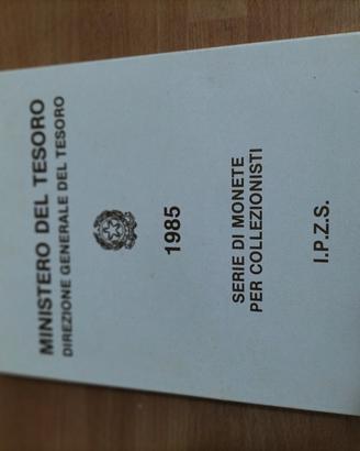 Monete italiane Proof 1985 originali Zecca