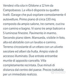 Terreno alberi ed altro