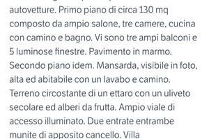 Terreno alberi ed altro