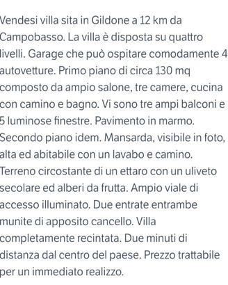 Terreno alberi ed altro