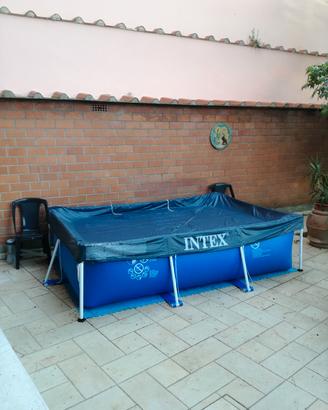 Piscina intex 3x2x0.75 + accessori