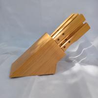 Set 6 coltelli e ceppo porta-coltelli legno nuovi