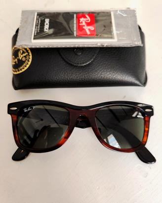 Ray-Ban Wayfarer Havana e nero - polarizzate