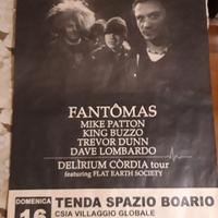 poster fantomas mike patton concerto roma 2004