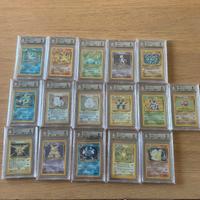 set Base , Fossil , Team Rocket Jungle ITA BGS 9 
