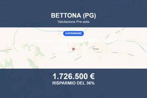 Immobile in asta di 10136 m² a Bettona