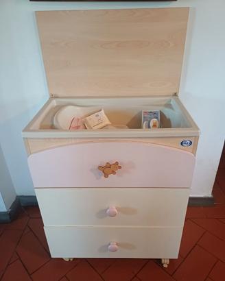 Bagnetto Fasciatoio con cassettiera  Pali