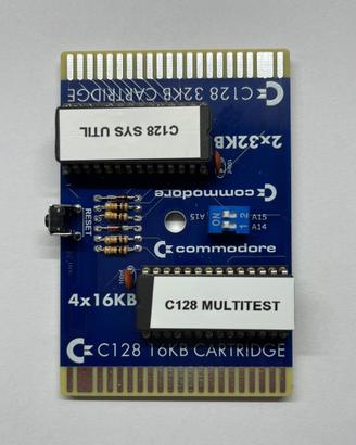 COMMODORE 128 CARTUCCIA MULTITEST/SYS UTIL