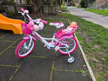 Bicicletta bimba Unicorno 16 pollici