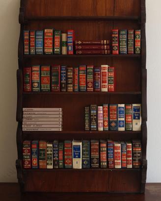 Libreria piccola con 58 libri