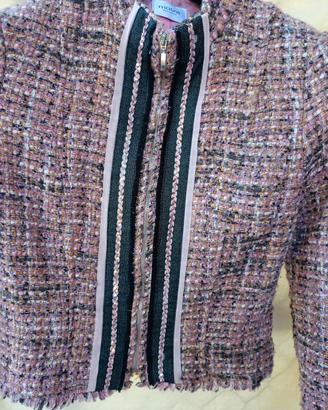Giacca Twed Bouclé, Vintage/Style Chanel -Donna 