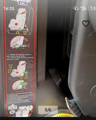 Seggiolino Isofix 15-36 kg