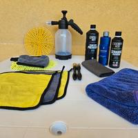 Kit completo di lavaggio auto - Car detailing.
